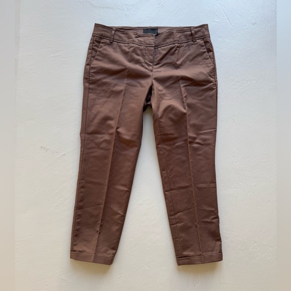 Cynthia Rowley Chocolate Cropped Pants - Picture 1 of 7